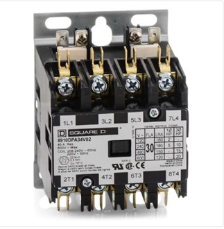 Square D 8910DPA34V02 Definite Purpose Contactor